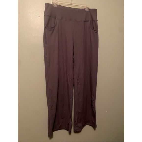 ESOFT Wide Leg Pants High-Waisted Yoga Work Dress Pants Pockets 2X NWOT - Picture 4 of 8